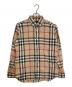 BURBERRY LONDON（バーバリーロンドン）の古着「ノバチェックシャツ」｜ベージュ