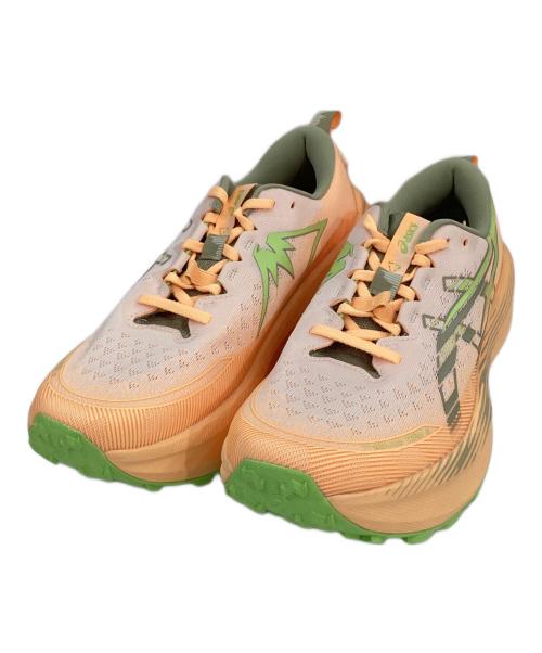 asics（アシックス）asics (アシックス) ローカットスニーカー オレンジ サイズ:US9.5の古着・服飾アイテム
