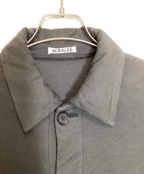 AURALEE（オーラリー）AURALEE (オーラリー) DOUBLE CLOTH PUFFER BLOUSONダブル クロス パファー ブルゾン グレー サイズ:3の古着・服飾アイテム