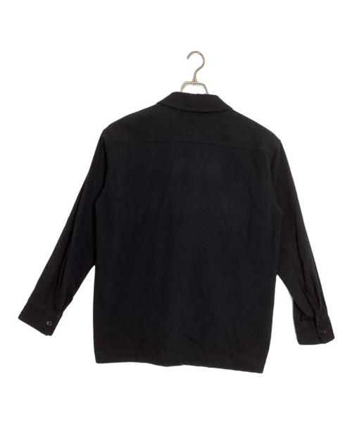 FLUSS（フルス）FLUSS (フルス) シャツジャケット ブラック サイズ:2の古着・服飾アイテム