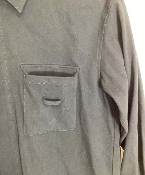 FLUSS（フルス）FLUSS (フルス) シャツジャケット ブラック サイズ:2の古着・服飾アイテム