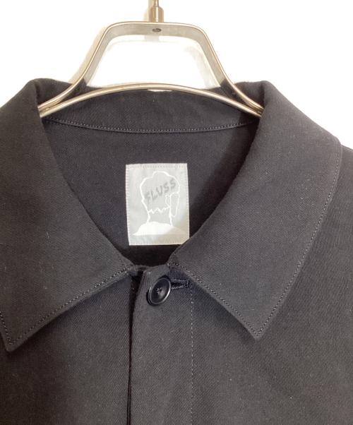 FLUSS（フルス）FLUSS (フルス) シャツジャケット ブラック サイズ:2の古着・服飾アイテム