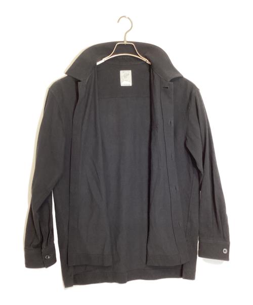 FLUSS（フルス）FLUSS (フルス) シャツジャケット ブラック サイズ:2の古着・服飾アイテム