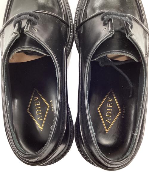 ADIEV（アデュー）ADIEV (アデュー) レザーシューズ ブラック サイズ:UK4.5の古着・服飾アイテム