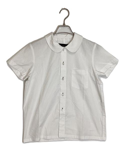 tricot COMME des GARCONS（トリココムデギャルソン）tricot COMME des GARCONS (トリココムデギャルソン) 丸襟半袖シャツ ホワイト サイズ:不明の古着・服飾アイテム