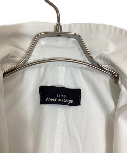 tricot COMME des GARCONS（トリココムデギャルソン）tricot COMME des GARCONS (トリココムデギャルソン) 丸襟半袖シャツ ホワイト サイズ:不明の古着・服飾アイテム