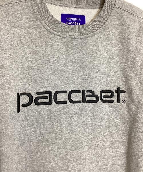 CarHartt（カーハート）CarHartt (カーハート) PACCEBET コラボスウェット グレー サイズ:Mの古着・服飾アイテム