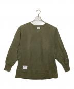 Champion REVERSE WEAVE×WTAPSチャンピオン リバース ウィーブ×ダブルタップス）の古着「スウェット」｜カーキ