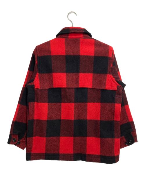 L.L.Bean（エルエルビーン）L.L.Bean (エルエルビーン) バッファローチェック柄ウールハンティングジャケット レッド×ブラック サイズ:Mの古着・服飾アイテム