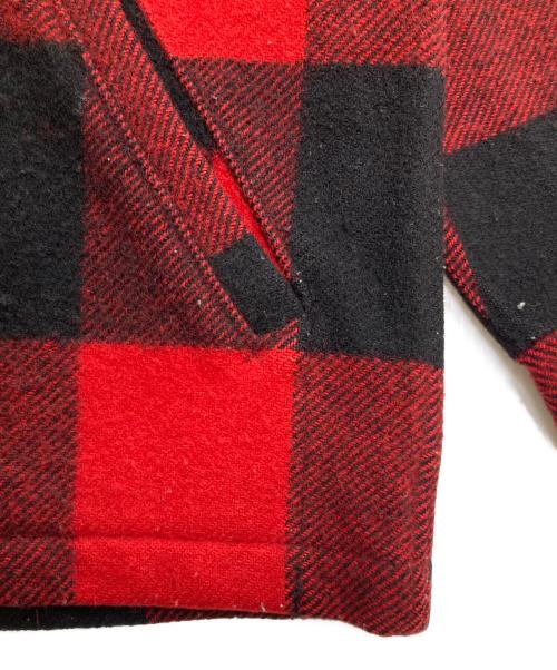 L.L.Bean（エルエルビーン）L.L.Bean (エルエルビーン) バッファローチェック柄ウールハンティングジャケット レッド×ブラック サイズ:Mの古着・服飾アイテム