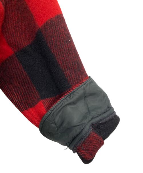 L.L.Bean（エルエルビーン）L.L.Bean (エルエルビーン) バッファローチェック柄ウールハンティングジャケット レッド×ブラック サイズ:Mの古着・服飾アイテム