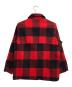 L.L.Bean (エルエルビーン) バッファローチェック柄ウールハンティングジャケット レッド×ブラック サイズ:M：8000円