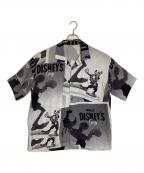 Porter Classic×DISNEYポータークラシック×ディズニー）の古着「ALOHA SHIRT GOOFY」｜グレー