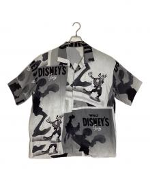 Porter Classic×DISNEY（ポータークラシック×ディズニー）の古着「ALOHA SHIRT GOOFY」｜グレー