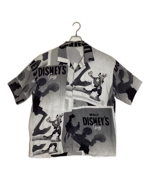 Porter Classic（ポータークラシック）Porter Classic (ポータークラシック) Disney (ディズニー) ALOHA SHIRT GOOFY グレー サイズ:Mの古着・服飾アイテム