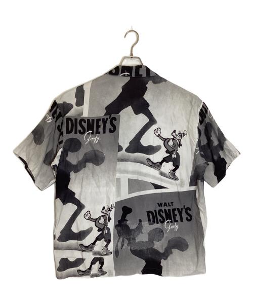 Porter Classic（ポータークラシック）Porter Classic (ポータークラシック) Disney (ディズニー) ALOHA SHIRT GOOFY グレー サイズ:Mの古着・服飾アイテム