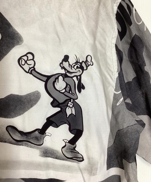 Porter Classic（ポータークラシック）Porter Classic (ポータークラシック) Disney (ディズニー) ALOHA SHIRT GOOFY グレー サイズ:Mの古着・服飾アイテム