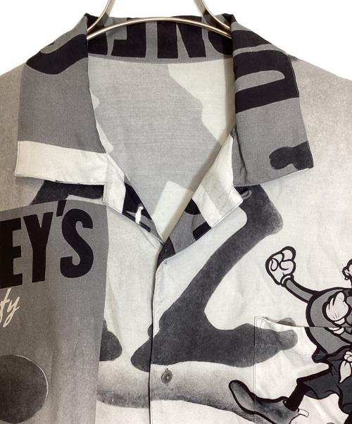Porter Classic（ポータークラシック）Porter Classic (ポータークラシック) Disney (ディズニー) ALOHA SHIRT GOOFY グレー サイズ:Mの古着・服飾アイテム