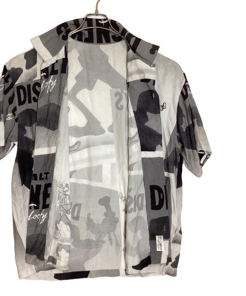 Porter Classic（ポータークラシック）Porter Classic (ポータークラシック) Disney (ディズニー) ALOHA SHIRT GOOFY グレー サイズ:Mの古着・服飾アイテム