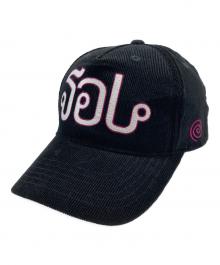 SOL/soonerorlater（ソル スーナー オア レイター）の古着「Thai Logo 5 Panel Cap/V\タイ ロゴ ファイブ パネル キャップ」｜ブラック