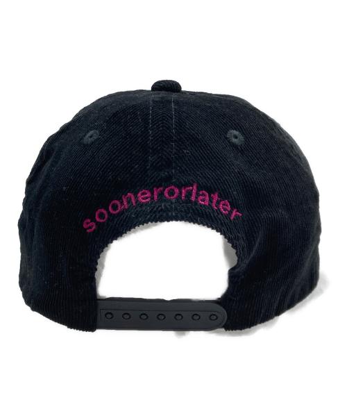 SOL/soonerorlater（ソル スーナー オア レイター）SOL/soonerorlater (ソル スーナー オア レイター) Thai Logo 5 Panel Cap/V\タイ ロゴ ファイブ パネル キャップ ブラックの古着・服飾アイテム