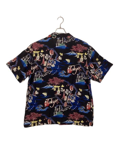 KITH（キス）KITH (キス) Tokyo Thompson Camp Collar Shirt/トウキョウ トンプソン キャンプ カラー シャツ ブラック サイズ:XLの古着・服飾アイテム