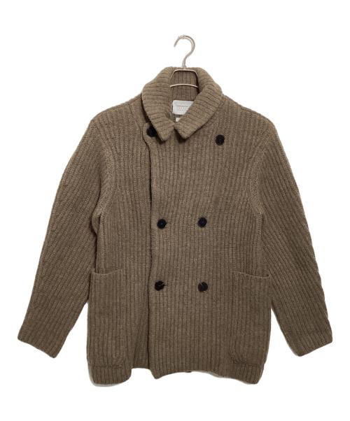 TOMORROW LAND tricot（トゥモローランド トリコ）TOMORROW LAND tricot (トゥモローランド トリコ) 25AWウールダブルフェイス カーディガンコート ブラウン サイズ:Mの古着・服飾アイテム