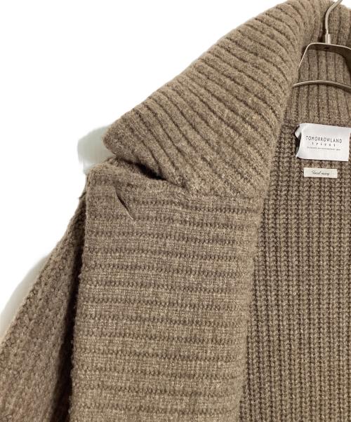 TOMORROW LAND tricot（トゥモローランド トリコ）TOMORROW LAND tricot (トゥモローランド トリコ) 25AWウールダブルフェイス カーディガンコート ブラウン サイズ:Mの古着・服飾アイテム