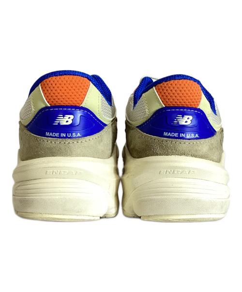 NEW BALANCE（ニューバランス）NEW BALANCE (ニューバランス) KITH (キス) ローカットスニーカー アイボリー×オレンジ サイズ:US10の古着・服飾アイテム