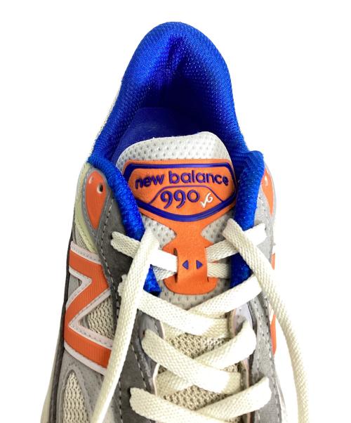 NEW BALANCE（ニューバランス）NEW BALANCE (ニューバランス) KITH (キス) ローカットスニーカー アイボリー×オレンジ サイズ:US10の古着・服飾アイテム