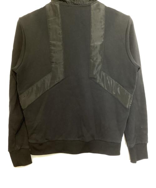 DIESEL（ディーゼル）DIESEL (ディーゼル) ジップアップ中綿フーディ ブラック サイズ:Sの古着・服飾アイテム