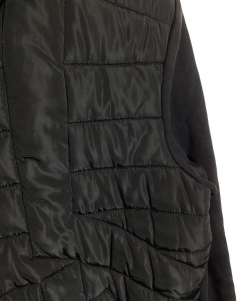 DIESEL（ディーゼル）DIESEL (ディーゼル) ジップアップ中綿フーディ ブラック サイズ:Sの古着・服飾アイテム