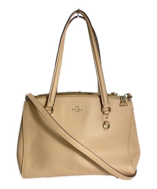 COACH（コーチ）COACH (コーチ) 2WAYバッグ ベージュの古着・服飾アイテム