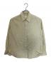 Ernie Palo（アーニーパロ）の古着「Silk Cotton Stripe Shirt」｜イエロー