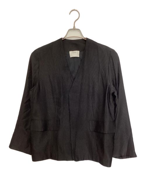 enrica（エンリカ）enrica (エンリカ) grosgrain jacket ブラック サイズ:free sizeの古着・服飾アイテム