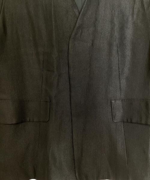 enrica（エンリカ）enrica (エンリカ) grosgrain jacket ブラック サイズ:free sizeの古着・服飾アイテム