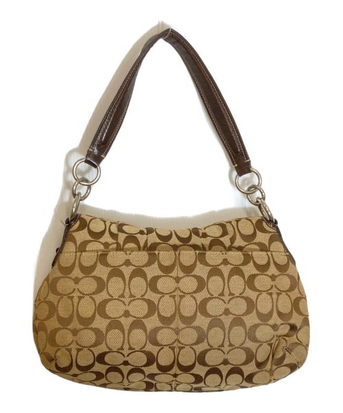 COACH（コーチ）COACH (コーチ) ソーホー シグネチャー ワンショルダーバッグ ブラウンの古着・服飾アイテム