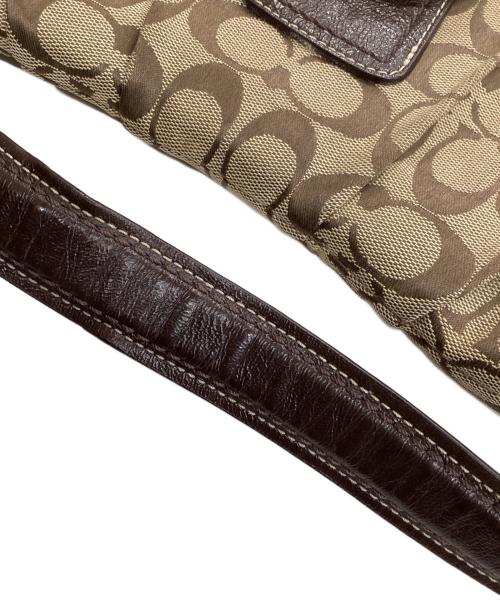 COACH（コーチ）COACH (コーチ) ソーホー シグネチャー ワンショルダーバッグ ブラウンの古着・服飾アイテム