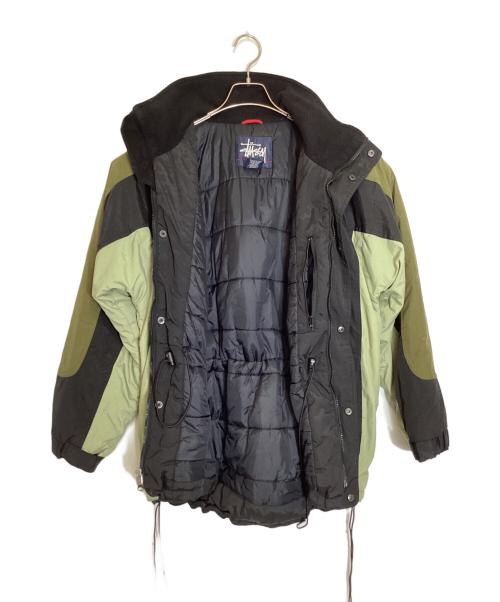 stussy（ステューシー）stussy (ステューシー) 中綿ジャケット カーキ サイズ:Sの古着・服飾アイテム