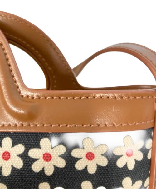 MARNI（マルニ）MARNI (マルニ) TROPICALIA BUCKET BAG ネイビー×ブラウンの古着・服飾アイテム