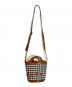 MARNI (マルニ) TROPICALIA BUCKET BAG ネイビー×ブラウン：55000円