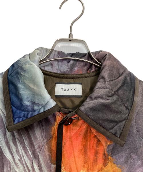 TAAKK（ターク）TAAKK (ターク) PAINTED VELVET BATTING BLOUSON マルチカラー サイズ:1の古着・服飾アイテム