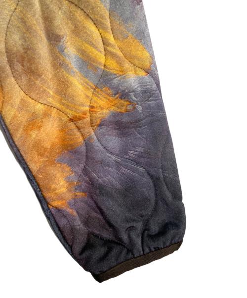 TAAKK（ターク）TAAKK (ターク) PAINTED VELVET BATTING BLOUSON マルチカラー サイズ:1の古着・服飾アイテム