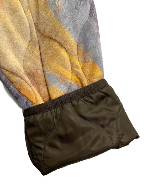 TAAKK（ターク）TAAKK (ターク) PAINTED VELVET BATTING BLOUSON マルチカラー サイズ:1の古着・服飾アイテム