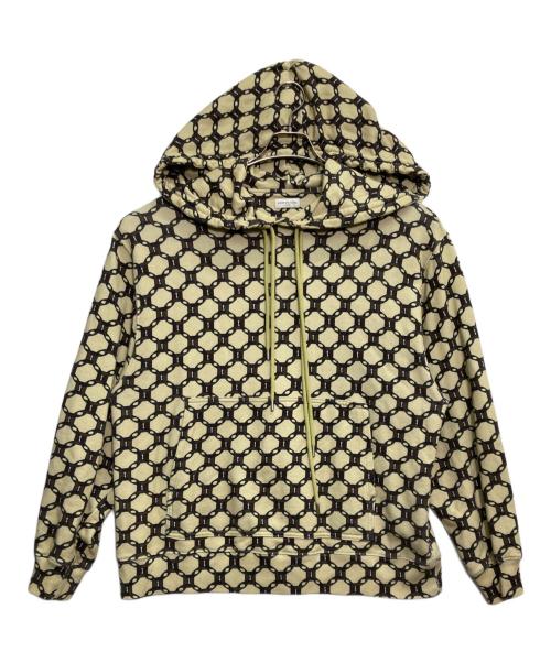 DRIES VAN NOTEN（ドリスヴァンノッテン）DRIES VAN NOTEN (ドリスヴァンノッテン) 総柄プルオーバーフーディ アイボリー サイズ:Sの古着・服飾アイテム