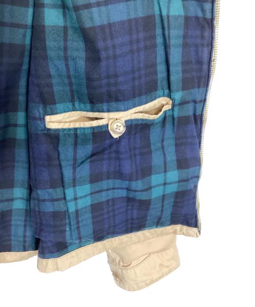 POLO RALPH LAUREN（ポロ・ラルフローレン）POLO RALPH LAUREN (ポロ・ラルフローレン) 裏チェックハリントンジャケット ベージュ サイズ:Lの古着・服飾アイテム