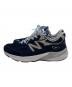NEW BALANCE (ニューバランス) ローカットスニーカー ネイビー サイズ:27.5：11000円