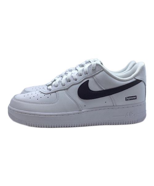 NIKE（ナイキ）NIKE (ナイキ) Supreme (シュプリーム) ローカットスニーカー ホワイト サイズ:28 未使用品の古着・服飾アイテム