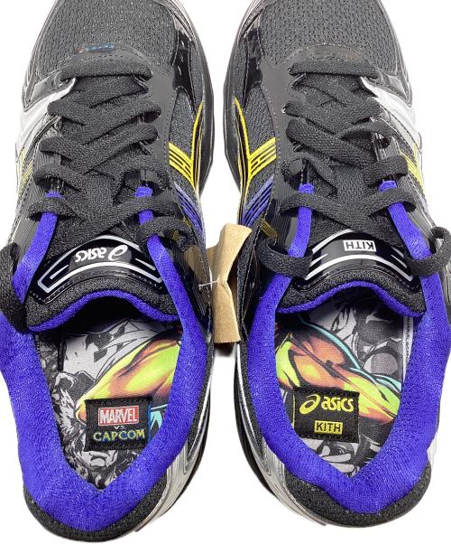 KITH（キス）KITH (キス) asics (アシックス) GEL-KAYANO14ローカットスニーカー ブラック×ネイビー×イエロー サイズ:28㎝ 未使用品の古着・服飾アイテム
