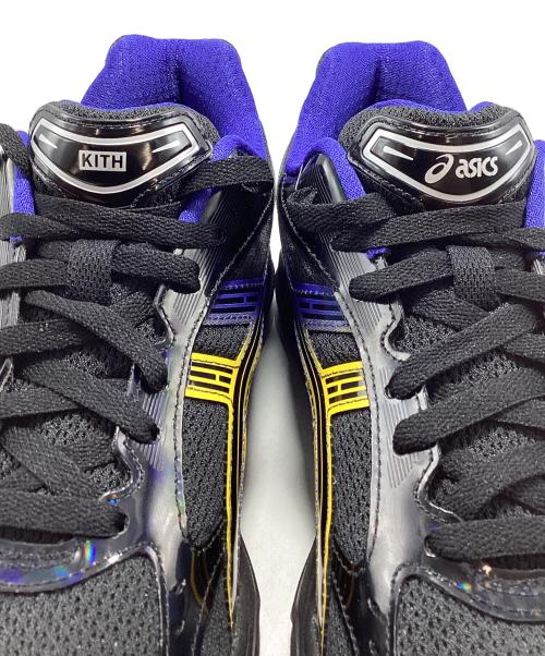 KITH（キス）KITH (キス) asics (アシックス) GEL-KAYANO14ローカットスニーカー ブラック×ネイビー×イエロー サイズ:28㎝ 未使用品の古着・服飾アイテム
